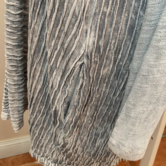 Zenergy by Chico’s Textured Long Draped Front Cardigan With Pockets - Picture 7 of 11